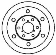 Тормозной диск BENDIX 561127B