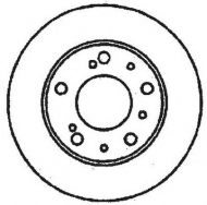 Тормозной диск BENDIX 561137B