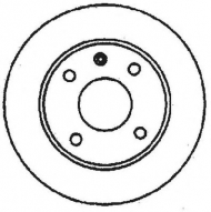 Тормозной диск BENDIX 561141B