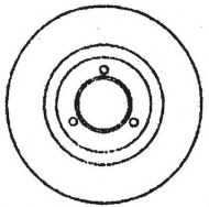 Тормозной диск BENDIX 561297B