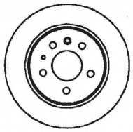 Тормозной диск BENDIX 561344B