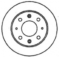 Тормозной диск BENDIX 561348B
