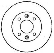 Тормозной диск BENDIX 561364B