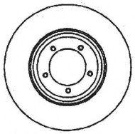 Тормозной диск BENDIX 561378B