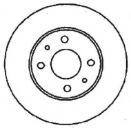 Тормозной диск BENDIX 561380B