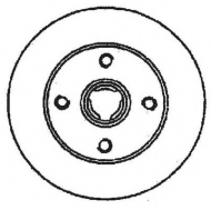 Тормозной диск BENDIX 561460B