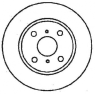 Тормозной диск BENDIX 561490B