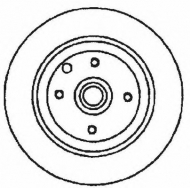 Тормозной диск BENDIX 561530B