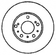Тормозной диск BENDIX 561532B