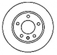 Тормозной диск BENDIX 561610B