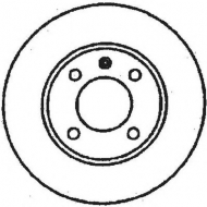 Тормозной диск BENDIX 561628B
