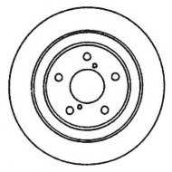 Тормозной диск BENDIX 561667B