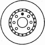 Тормозной диск BENDIX 561730B
