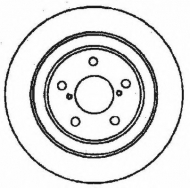 Тормозной диск BENDIX 561735B