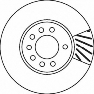 Тормозной диск BENDIX 562070B