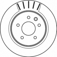 Тормозной диск BENDIX 562109B