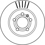 Тормозной диск BENDIX 562133B