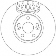 Тормозной диск BENDIX 562150B
