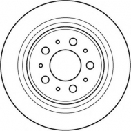 Тормозной диск BENDIX 562172B