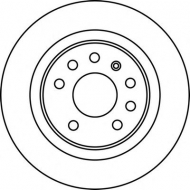 Тормозной диск BENDIX 562229B