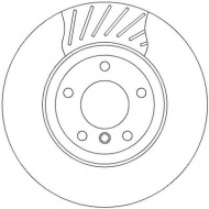 Тормозной диск BENDIX 562318B