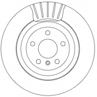 Тормозной диск BENDIX 562326B