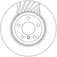 Тормозной диск BENDIX 562327B