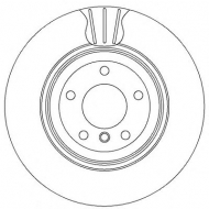 Тормозной диск BENDIX 562334B