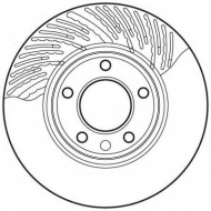 Тормозной диск BENDIX 562336BC