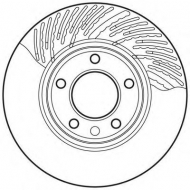 Тормозной диск BENDIX 562338BC