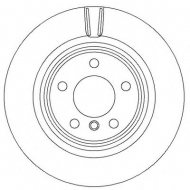 Тормозной диск BENDIX 562355B