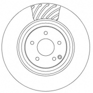 Тормозной диск BENDIX 562358B