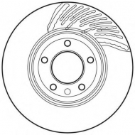 Тормозной диск BENDIX 562359B