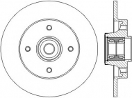 Тормозной диск BENDIX 562374B