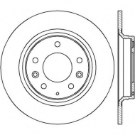 Тормозной диск BENDIX 562416B