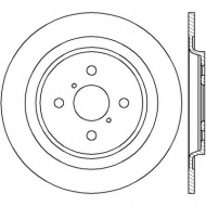 Тормозной диск BENDIX 562422B