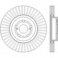 Тормозной диск BENDIX 562439B
