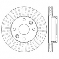 Тормозной диск BENDIX 562556BC