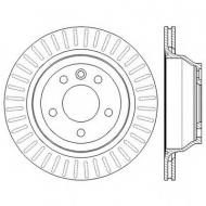Тормозной диск BENDIX 562603BC