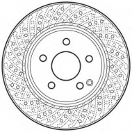 Тормозной диск BENDIX 562619BC