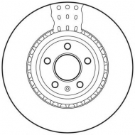 Тормозной диск BENDIX 562661BC