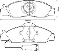Комплект тормозных колодок BENDIX 572416B