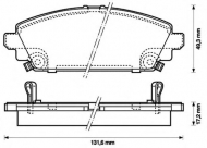 Комплект тормозных колодок BENDIX 572464B