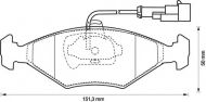 Комплект тормозных колодок BENDIX 573109B