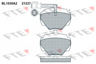 Комплект тормозных колодок FTE BL1030A2