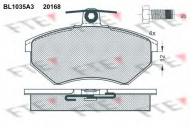 Комплект тормозных колодок FTE BL1035A3