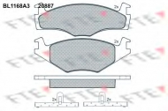 Комплект тормозных колодок FTE BL1168A3