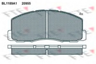 Комплект тормозных колодок FTE BL1189A1