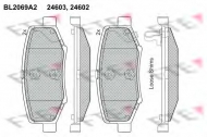 Комплект тормозных колодок FTE BL2069A2