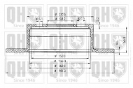 Тормозной диск QUINTON HAZELL BDC3121
